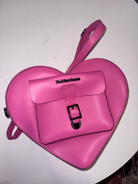 Dr. Martens Handbags - Dr. Martens Hot Pink Heart Backpack